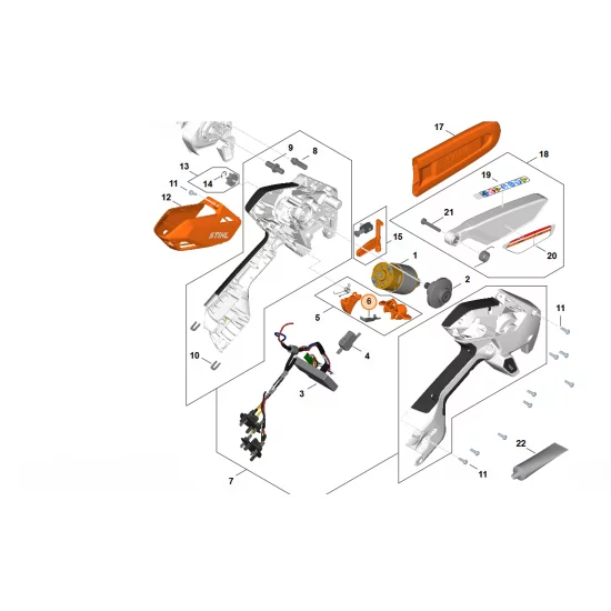 STIHL  Sprężyna piórowa GA01 435 8900